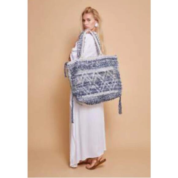 NWOT Gudalupe Design Best Selling Soller Tote - Blue - Picture 2 of 2
